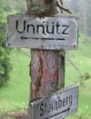Wegweiser Unn�tz